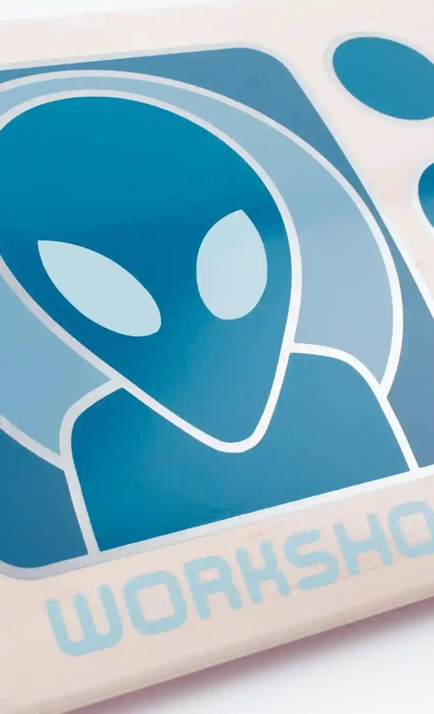 Alien Workshop - Alien Workshop Dot Fade White Wash 8.25 Twin Tail Deck