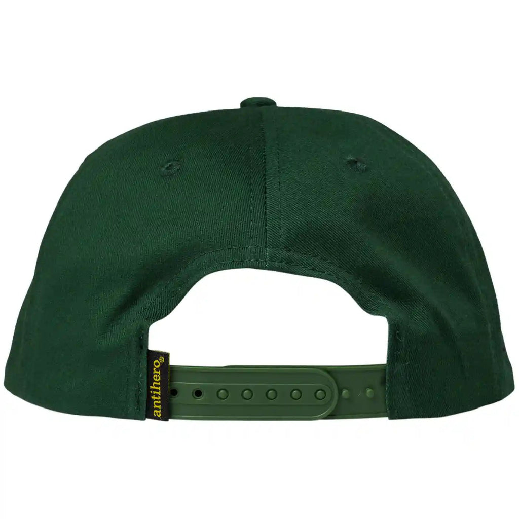 Anti Hero - Anti Hero Lil Pigeon Snapback Cap Forest Green Yellow - Handelsware