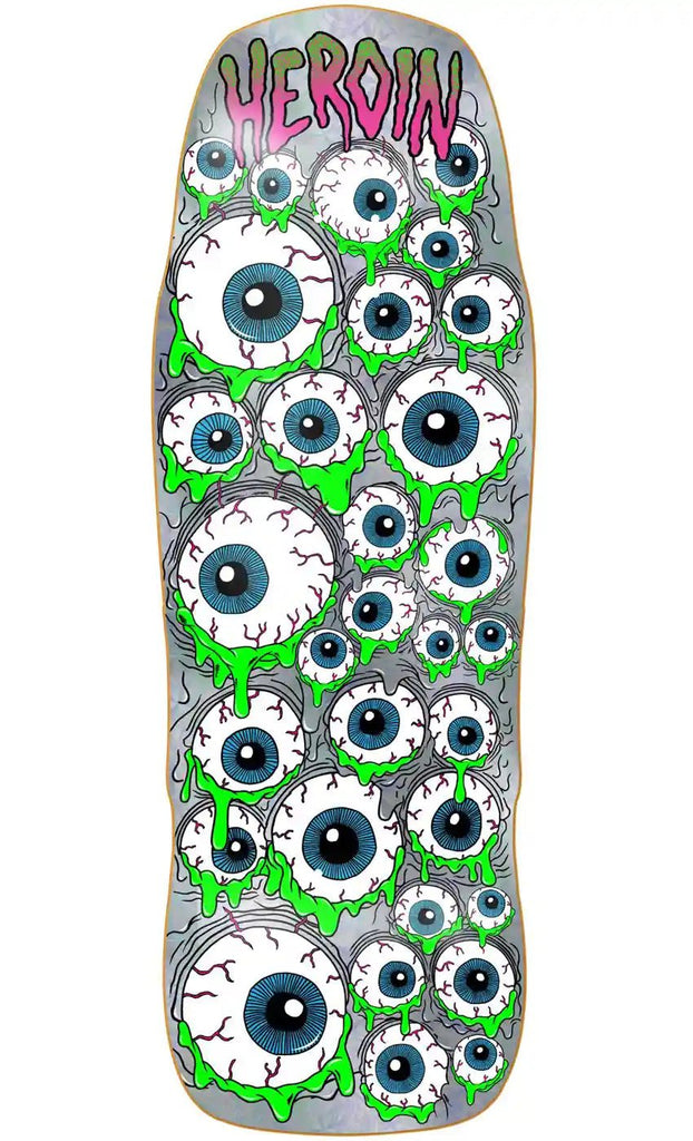 Heroin Skateboards - Heroin Holo Mutant Eyeballer 10.25 Deck