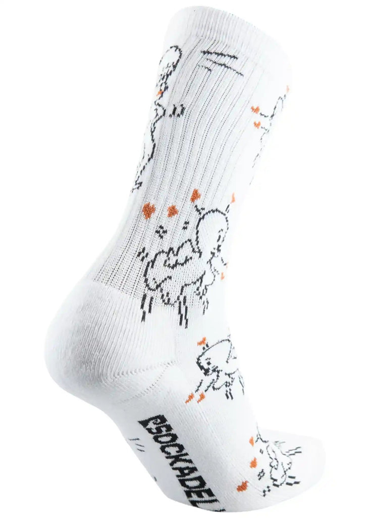 Psockadelic - Psockadelic Ghost Love Socken Weiß