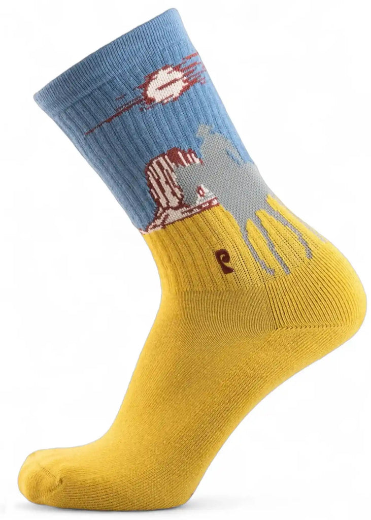 Psockadelic - Psockadelic Santa Fe Socken Blau Gelb