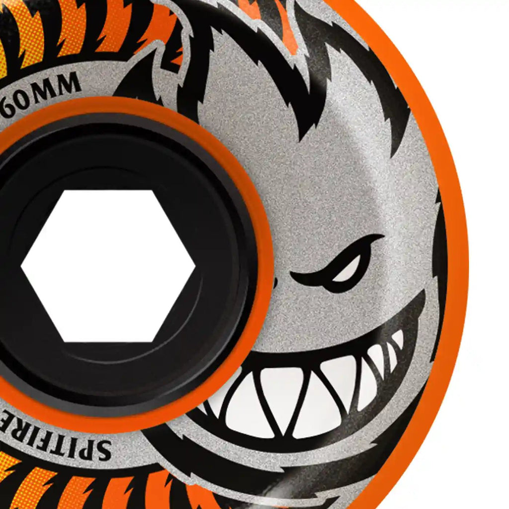 Spitfire - Spitfire 80A 55mm Fade Orange Conical Full Cruiser Wheels