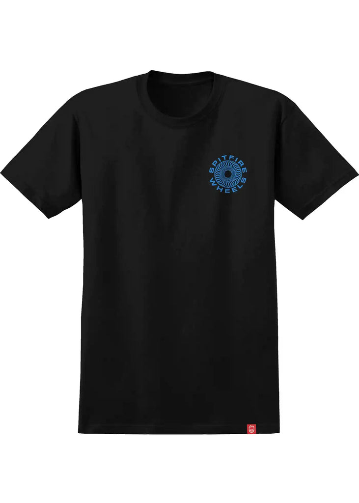 Spitfire - Spitfire Classic 87 Swirl Fill T-Shirt Black Blue White