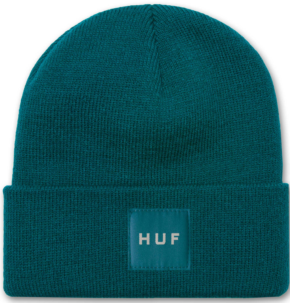 HUF Box Logo Beanie Jade  HUF   