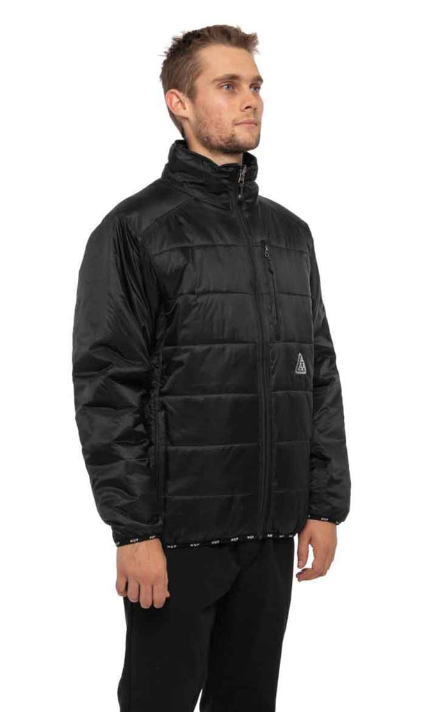 HUF Geode Puffy Jacket Black  HUF   