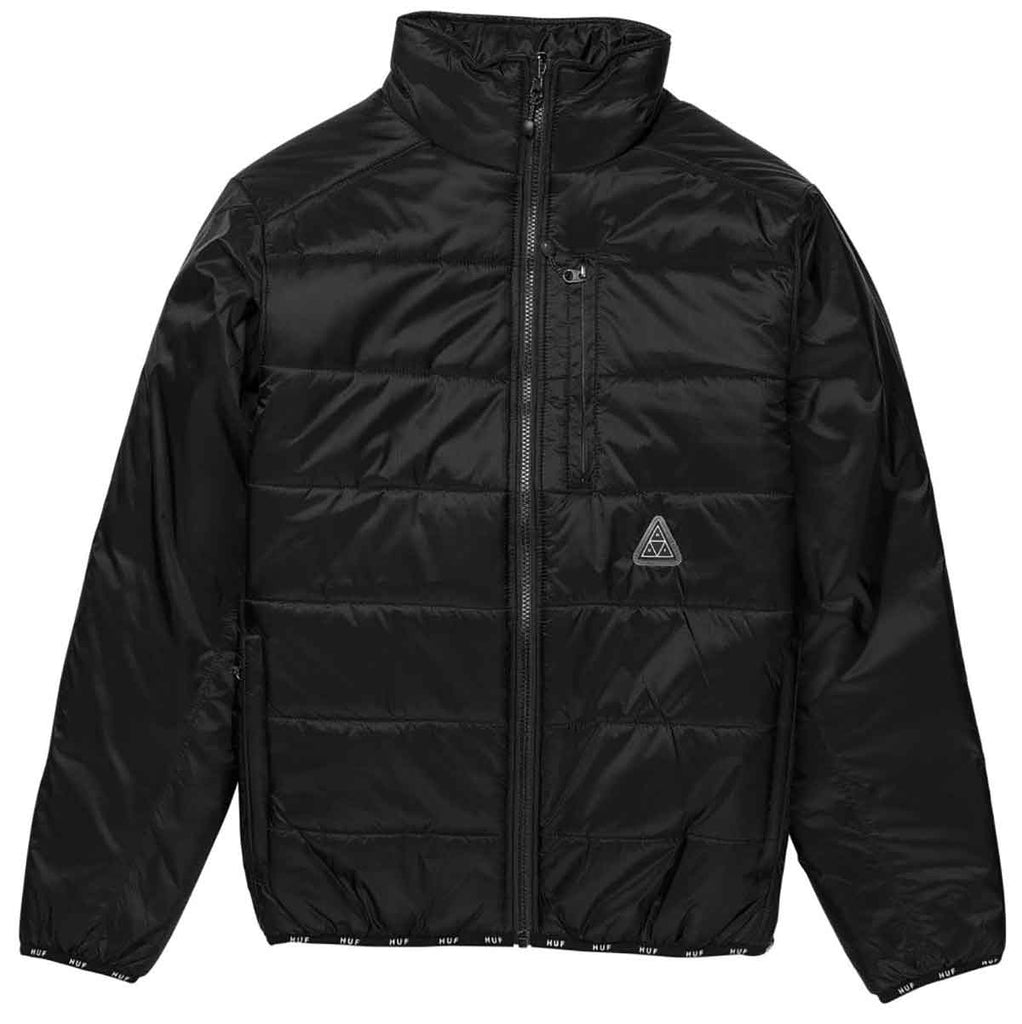 HUF Geode Puffy Jacket Black  HUF   