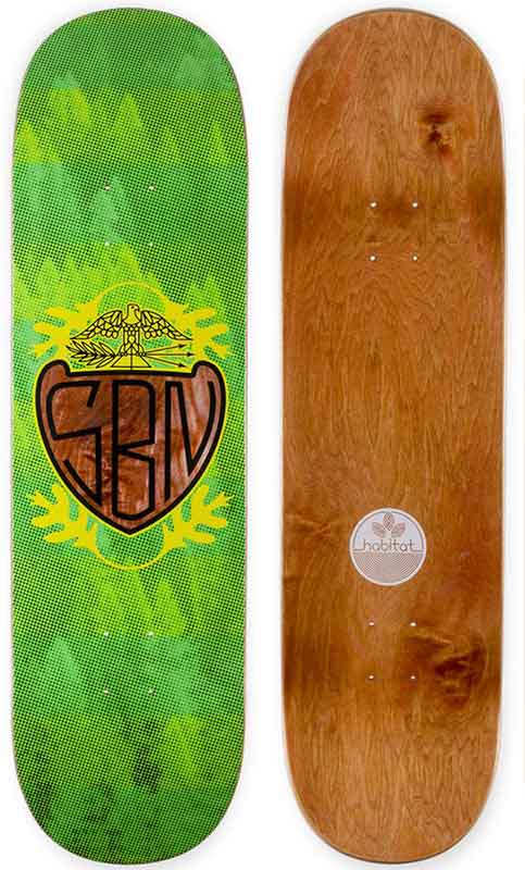 Habitat Silas Crest Green 8.5 Deck  Habitat   