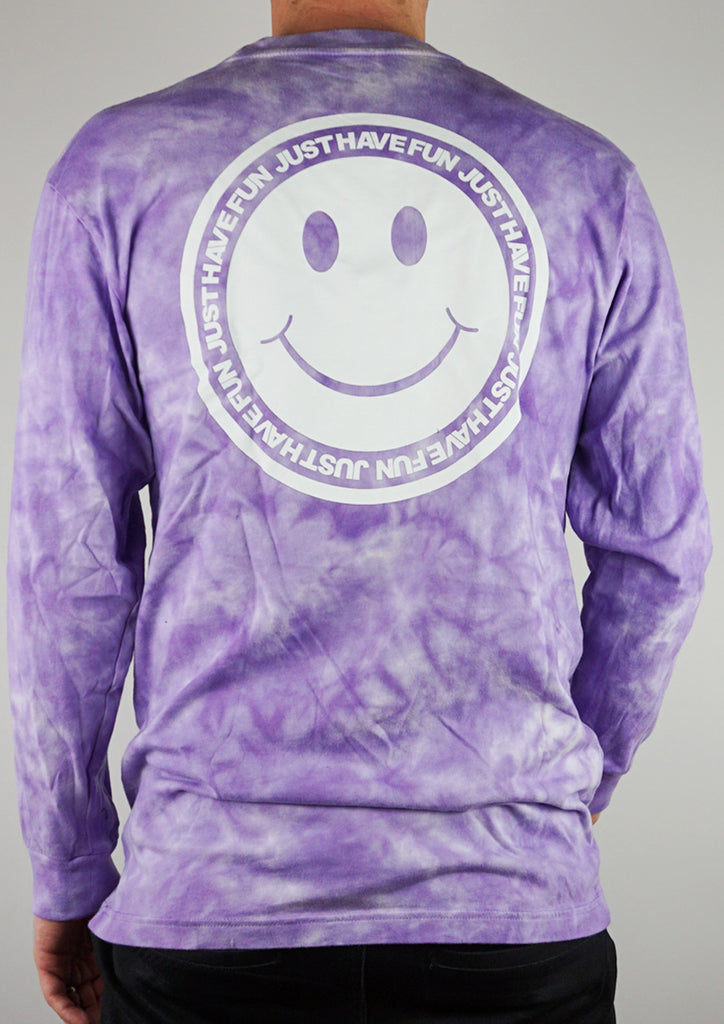 JHF Have A Nice Day Longsleeve Purple Tie Dye  JHF   
