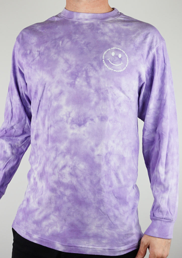 JHF Have A Nice Day Longsleeve Purple Tie Dye  JHF   