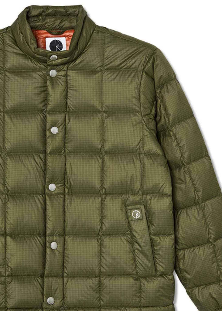 Polar Skate Co. Lightweight Puffer Jacket Uniform Green  Polar   