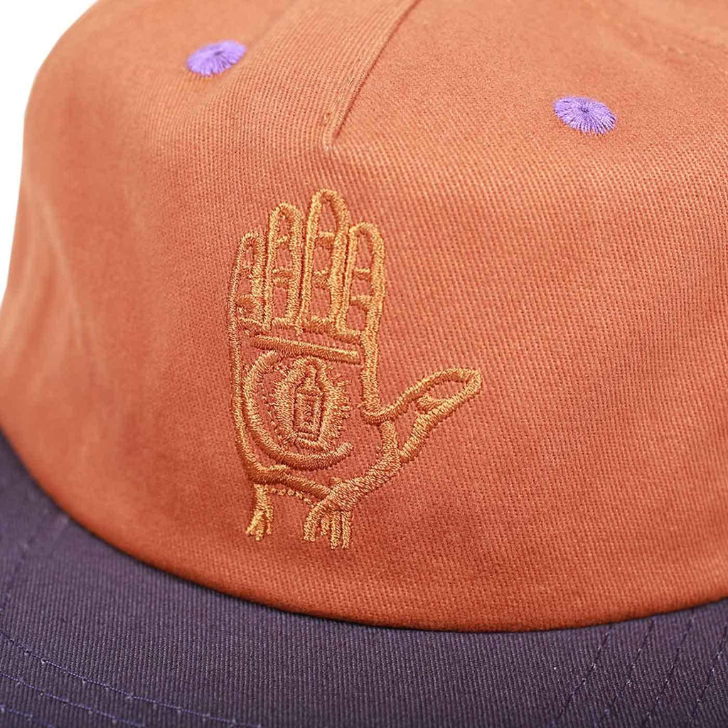 Theories Hands of Theories Strapback Cap Rust/Plum  Theories   