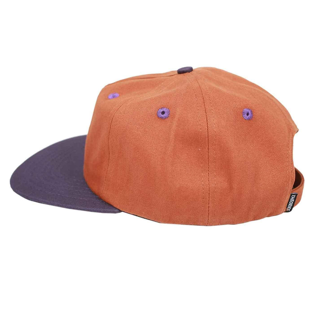Theories Hands of Theories Strapback Cap Rust/Plum  Theories   