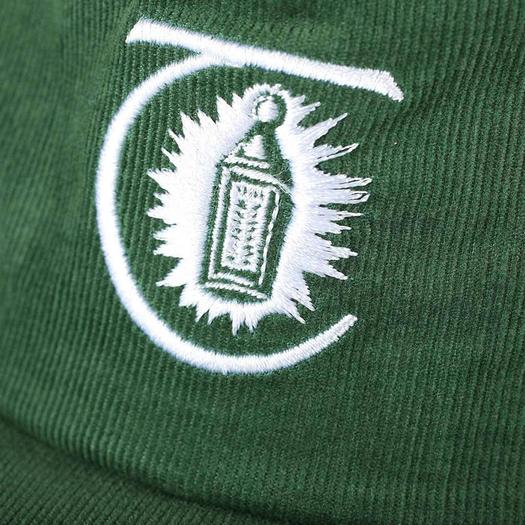 Theories Lantern Corduroy Strap Back Dark Green  Theories   