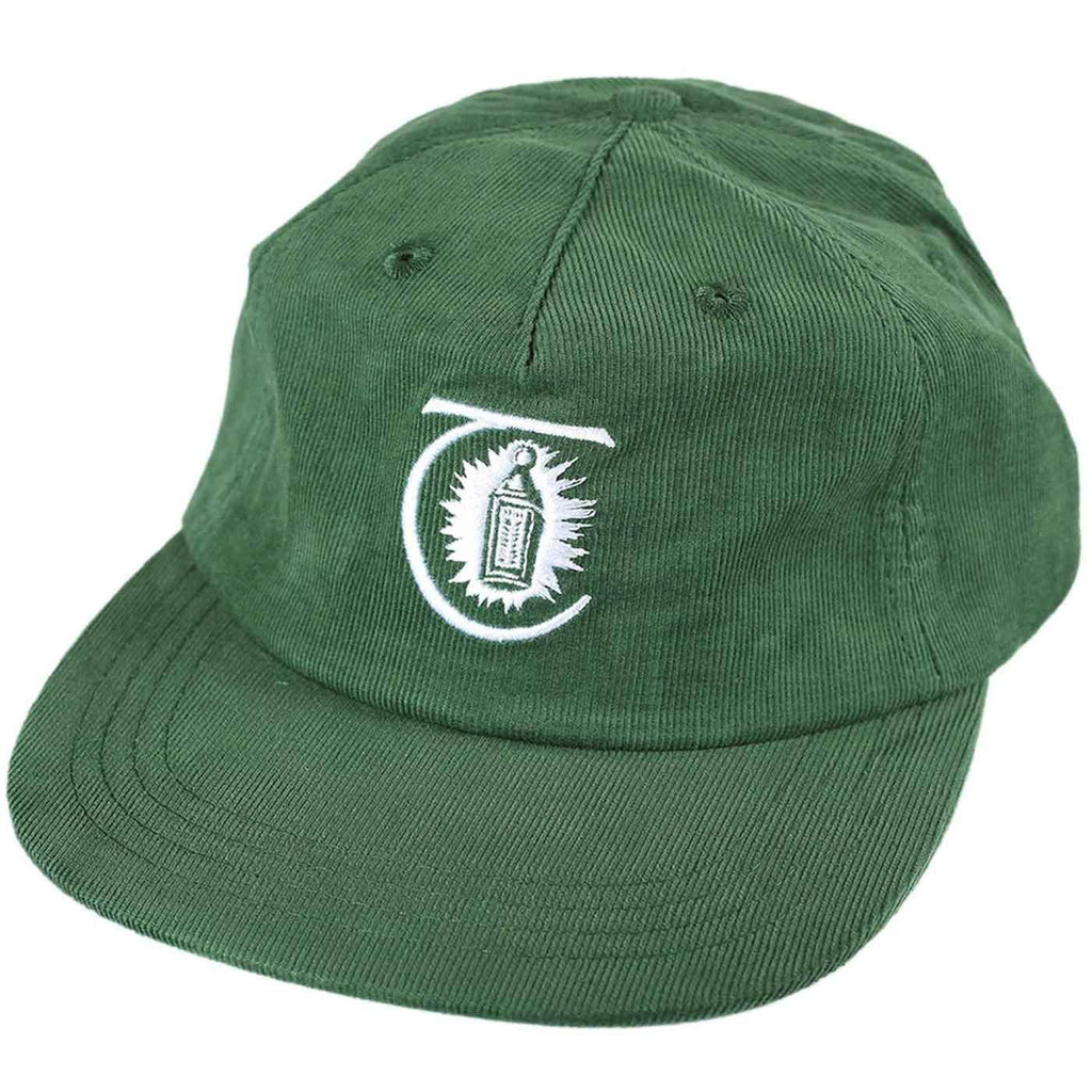 Theories Lantern Corduroy Strap Back Dark Green  Theories   