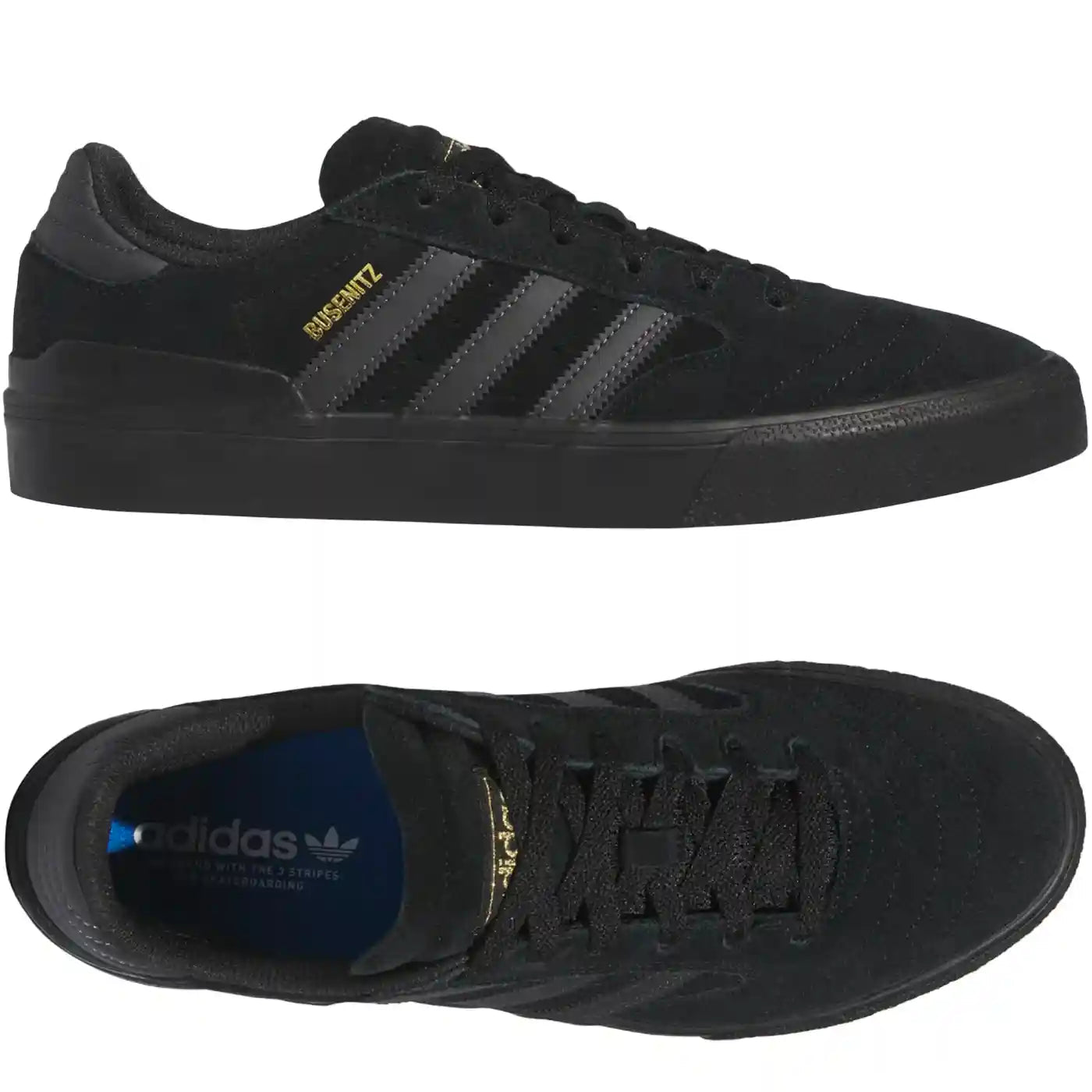 Adidas Skateboarding Busenitz Vulc II Chaussures De Skate Noir Carbone Freedom Skateshop