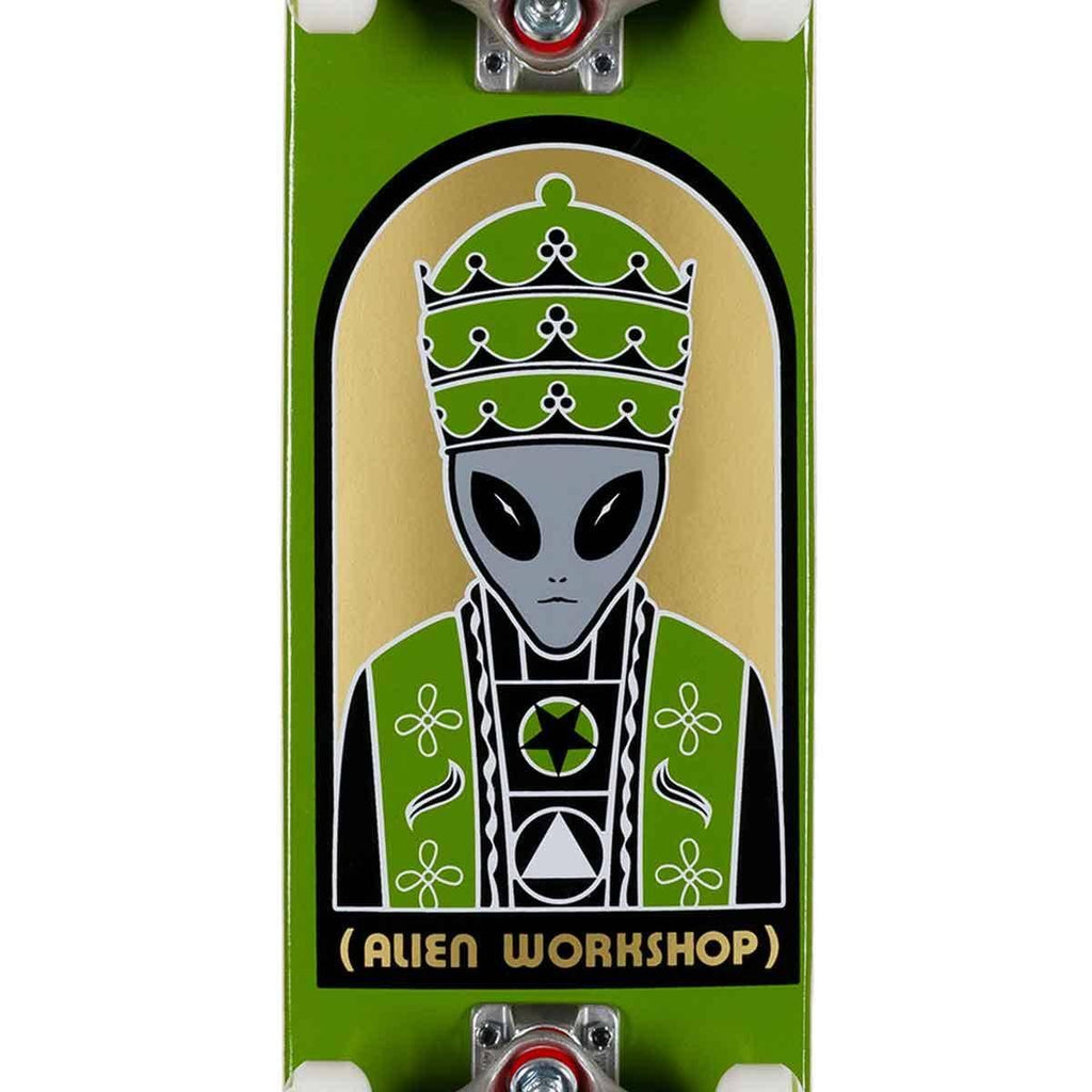 Alien Workshop Priest 7.75 Complete Skateboard Green  Alien Workshop   