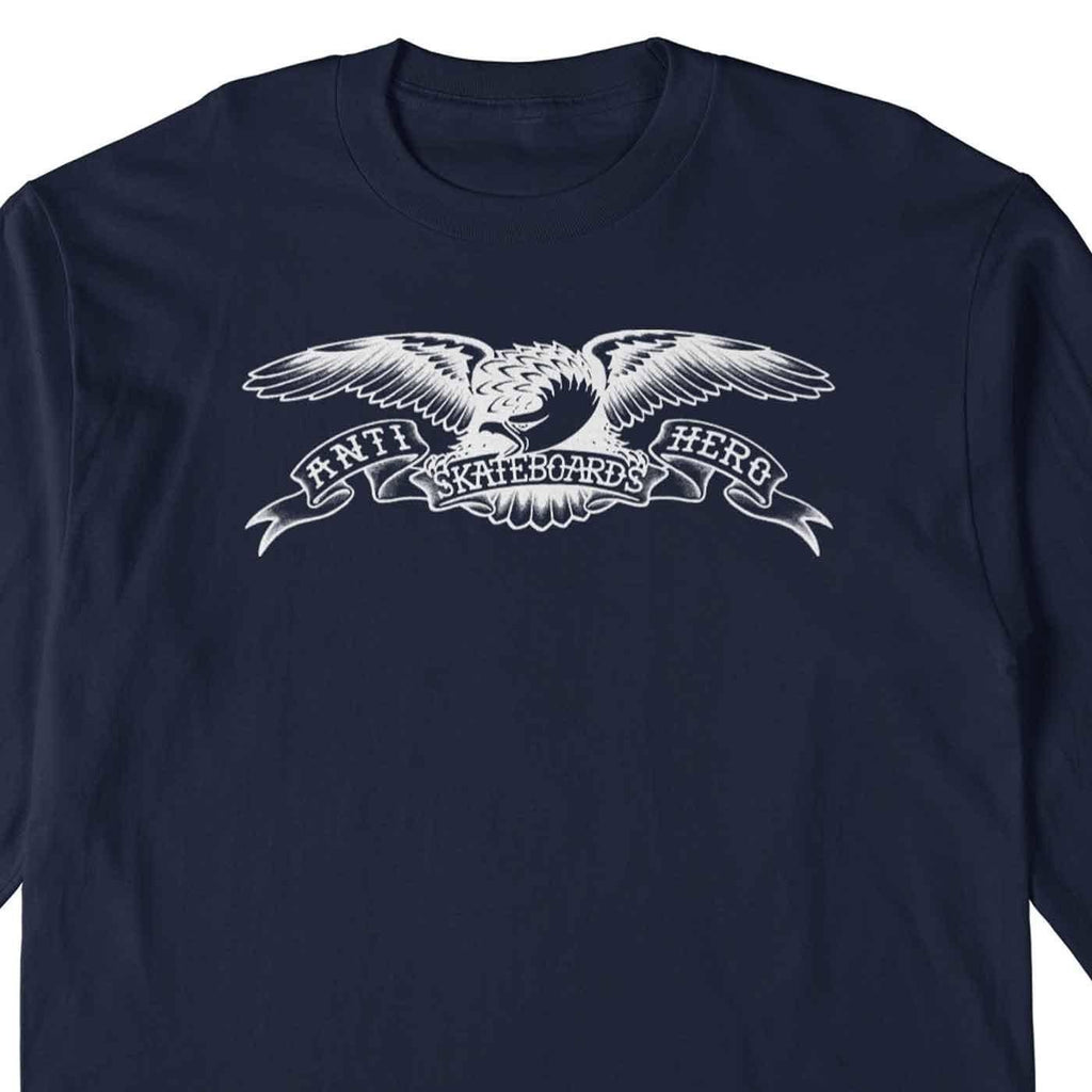 Anti Hero  Basic Eagle Longsleeve T-Shirt Navy  Anti Hero   