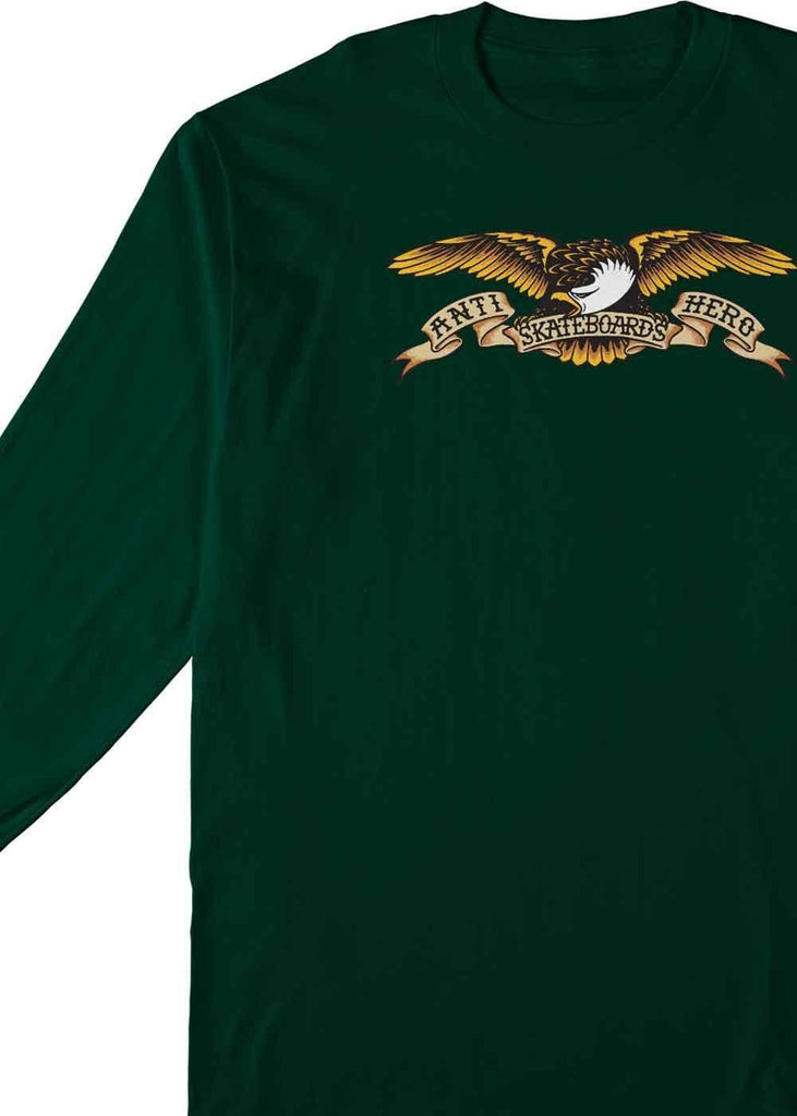 Anti Hero Eagle Longsleeve T-Shirt Forest Green  Anti Hero   