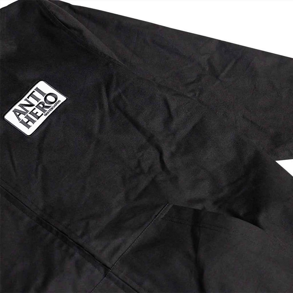 Anti Hero Reserve Hooded Zip Up Jacket Black  Anti Hero   