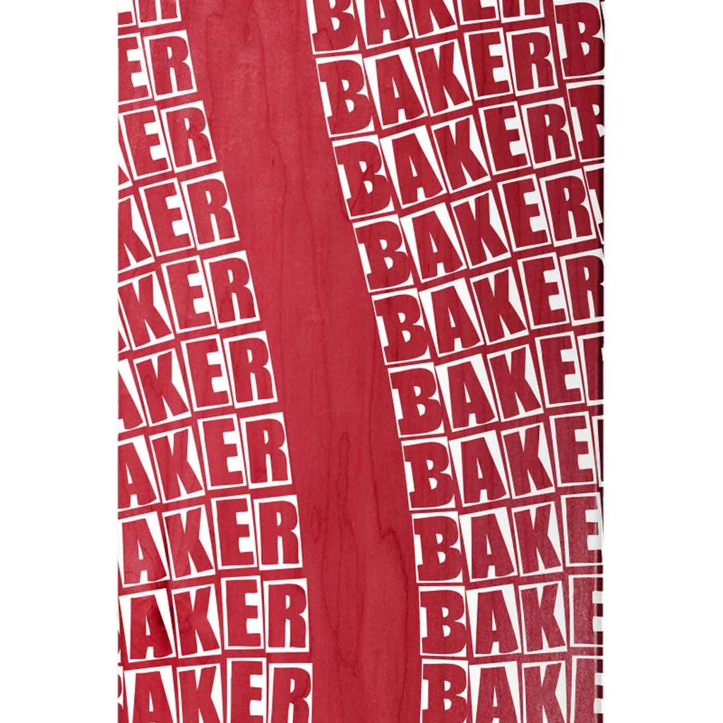 Baker Jacopo Wavy 8.125 Deck Red  Baker   