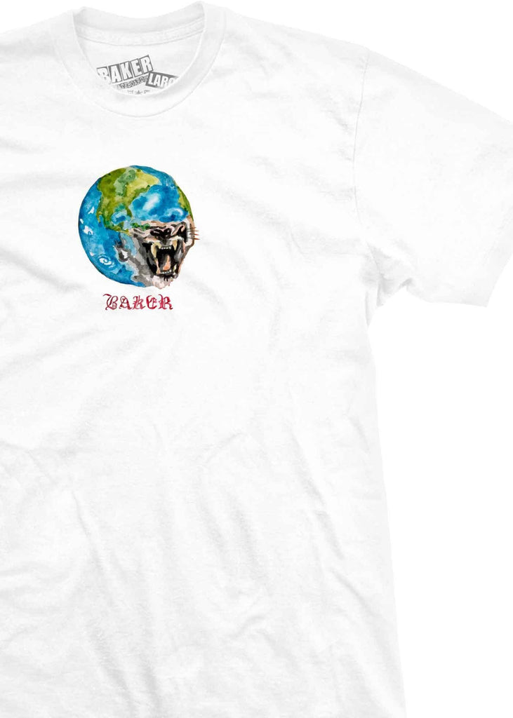 Baker Primal Earth T-Shirt Weiß  Baker   