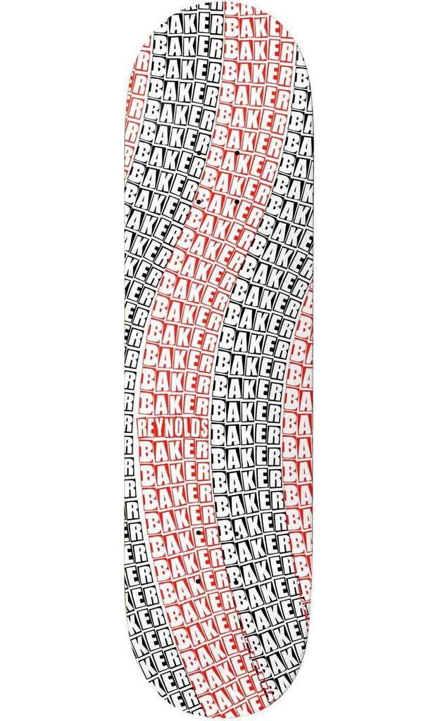 Baker Reynolds Wavy 8.25 Deck Black Red  Baker   