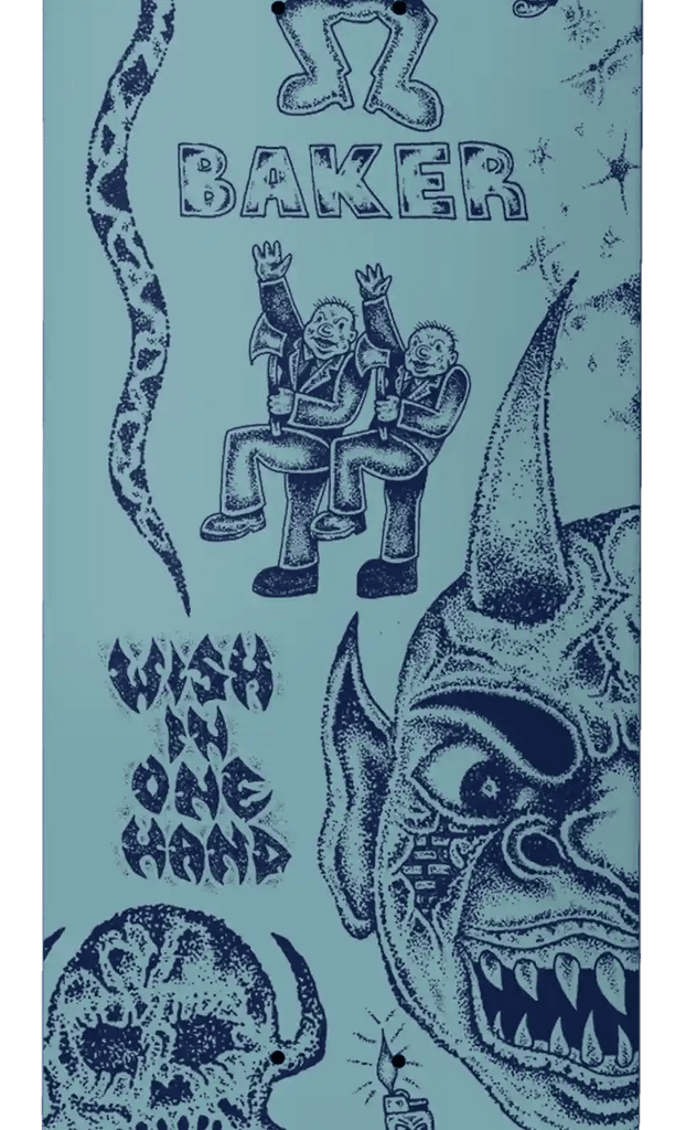 Baker Rowan Stop And Think 8.25 Deck  Baker   