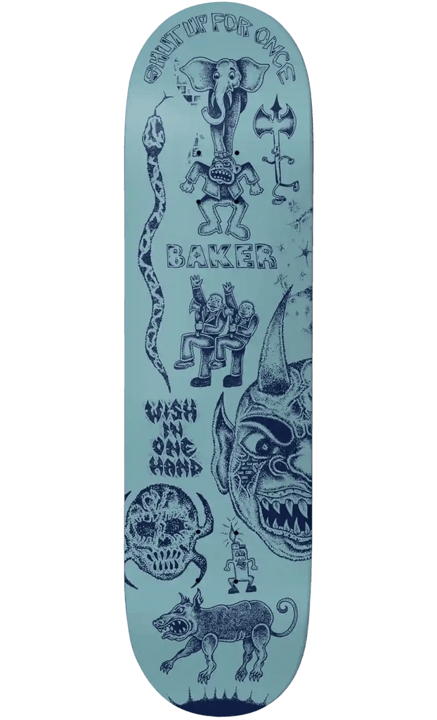 Baker Rowan Stop And Think 8.25 Deck  Baker   