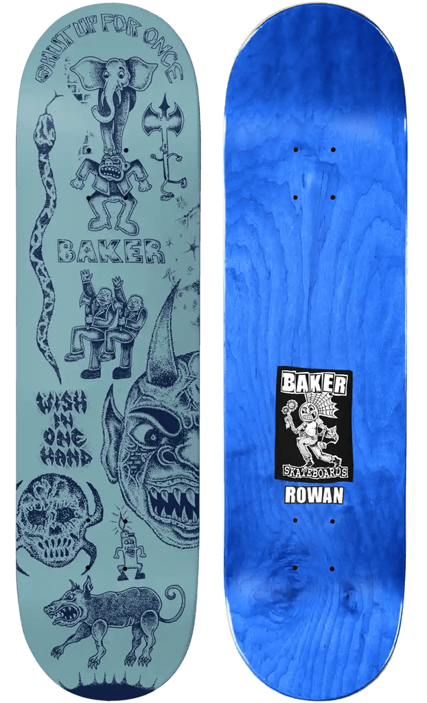 Baker Rowan Stop And Think 8.25 Deck  Baker   