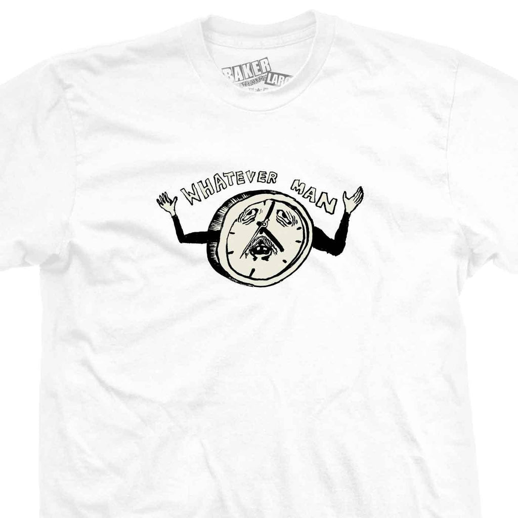 Baker Whatever Man T-Shirt White  Baker   