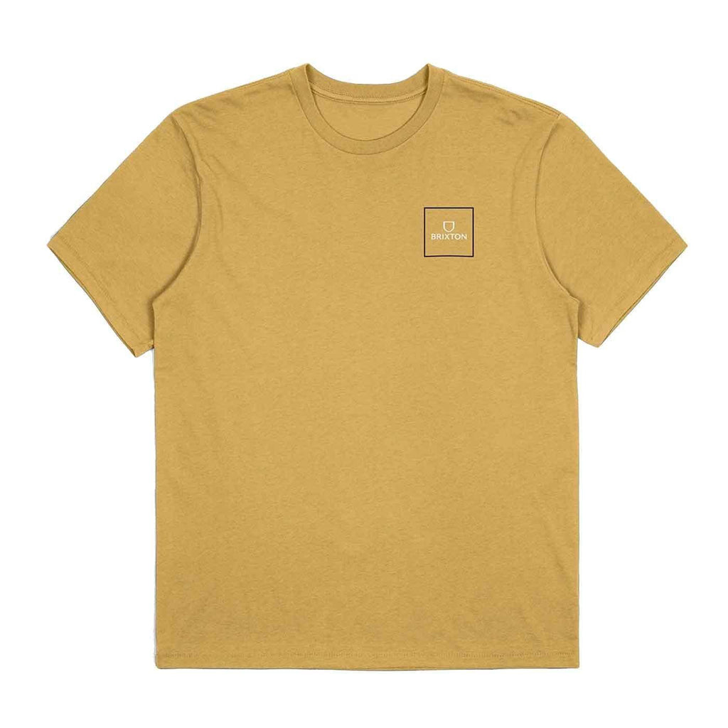 Brixton Alpha Block T-Shirt Weller Yellow  Brixton   