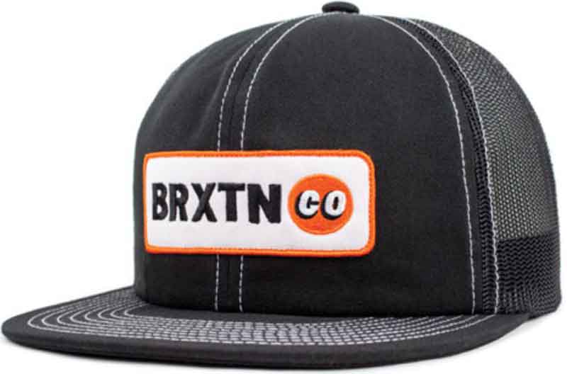 Brixton Baldwin Mesh Cap Black  Brixton   