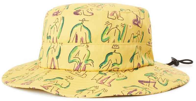 Brixton Beaufort Bucket Hat Yellow  Brixton   