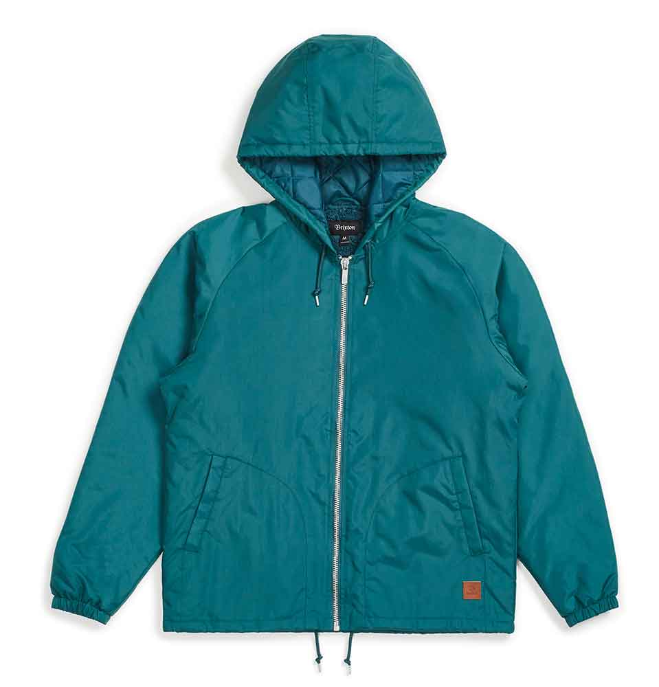 Brixton Claxton Sherpa Jacket Atlantic Blue  Brixton   