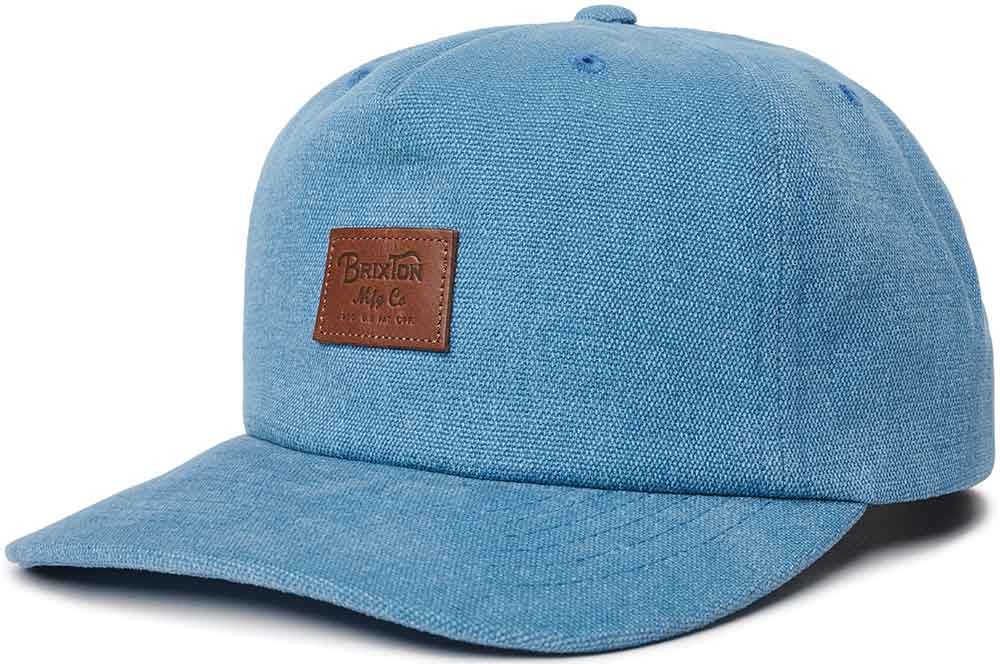 Brixton Grade III Snapback Cap Blue Haze  Brixton   