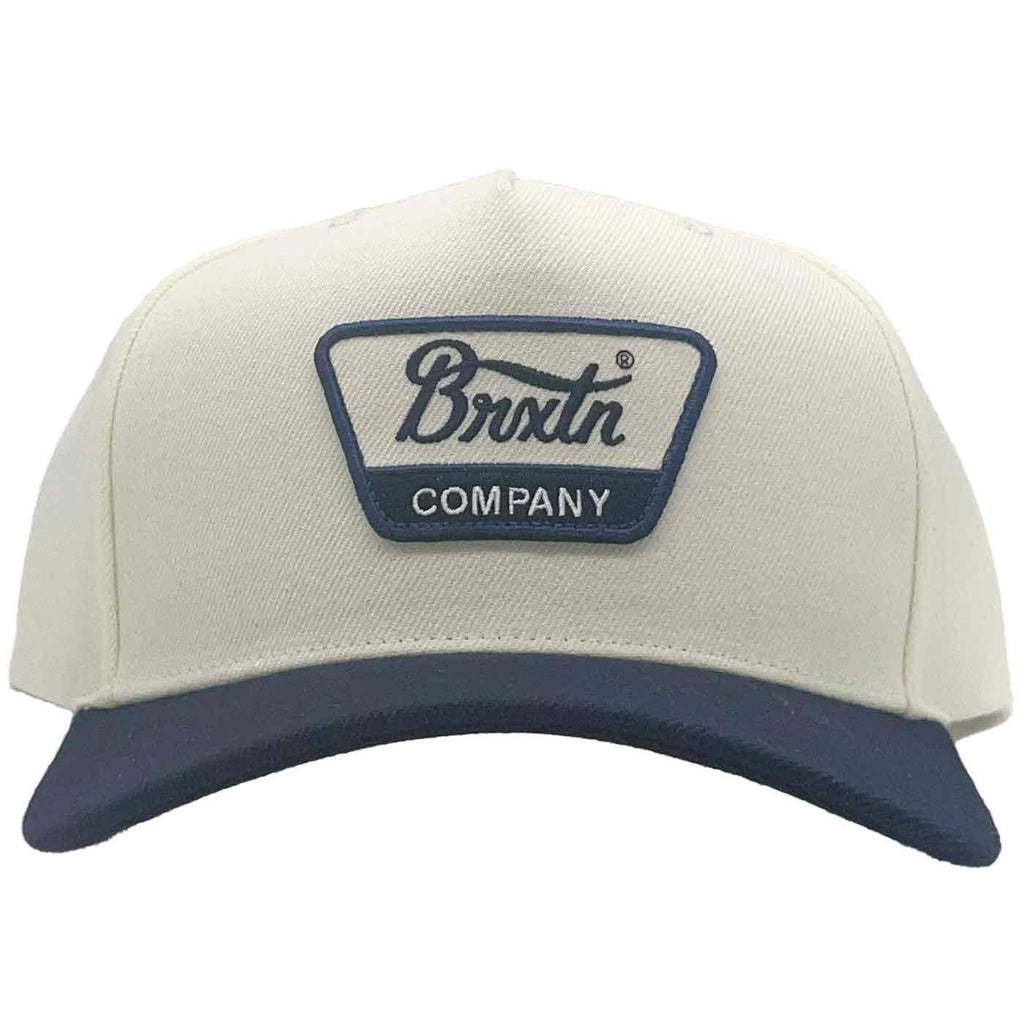 Brixton Linwood MP Snapback Cap Off White Navy  Brixton   