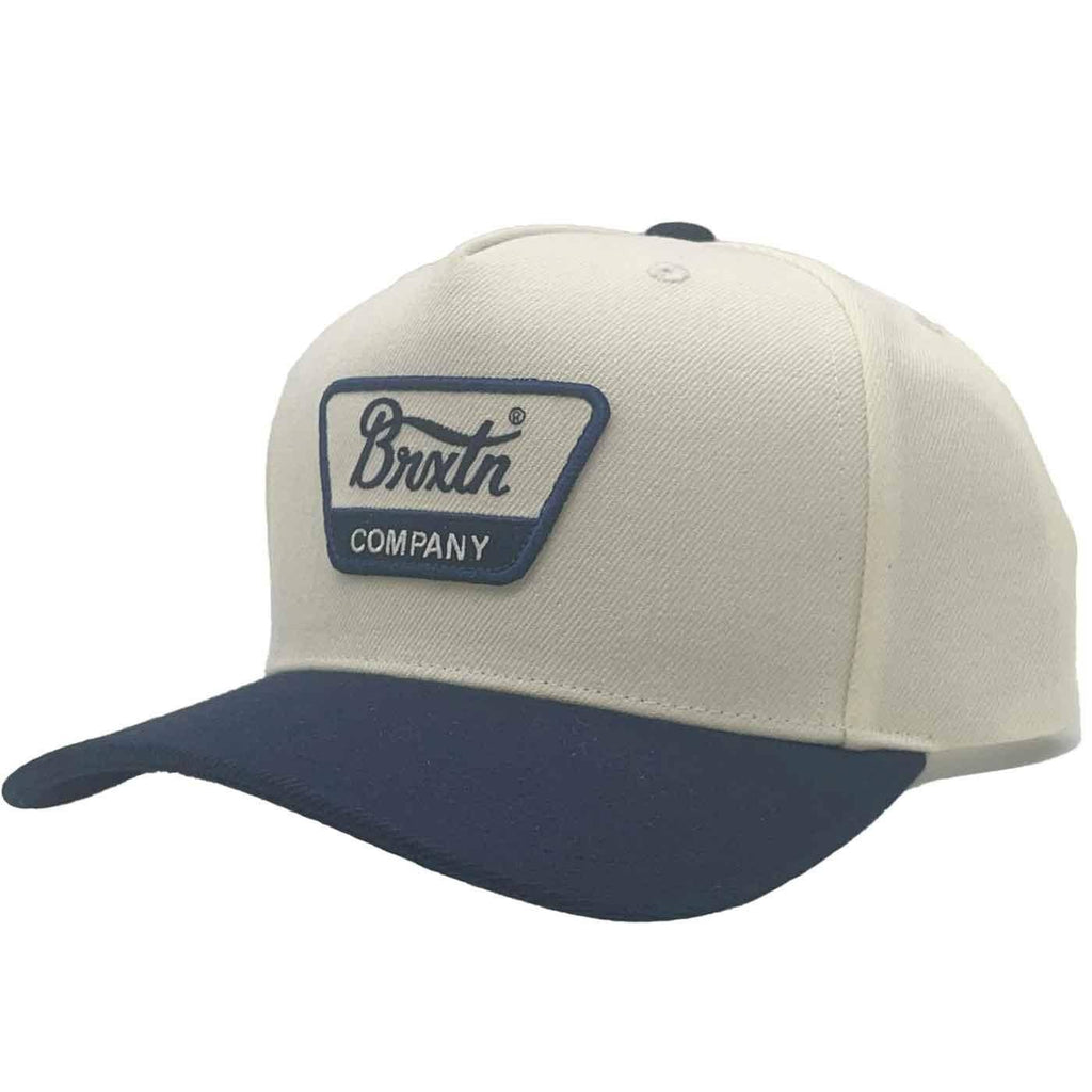 Brixton Linwood MP Snapback Cap Off White Navy  Brixton   