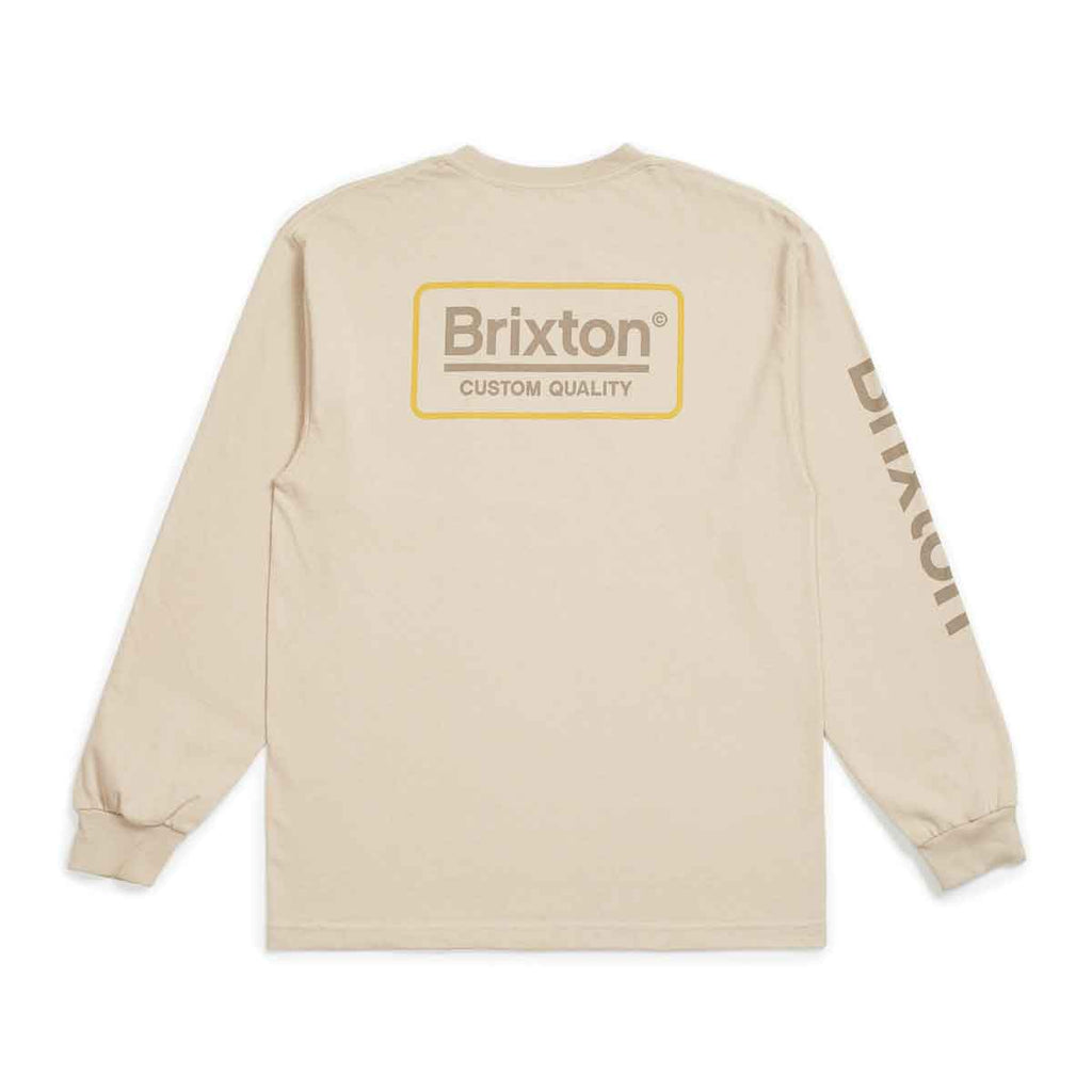 Brixton Palmer II Longsleeve T-Shirt Sand  Brixton   