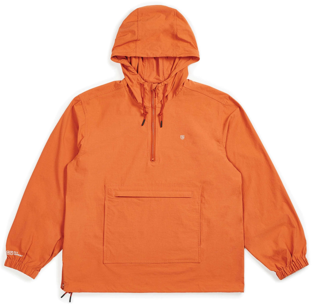 Brixton Patrol Anorak Burnt Orange  Brixton   