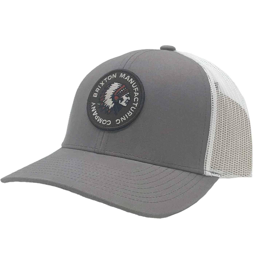 Brixton Rival X MP Mesh Cap Grey White  Brixton   