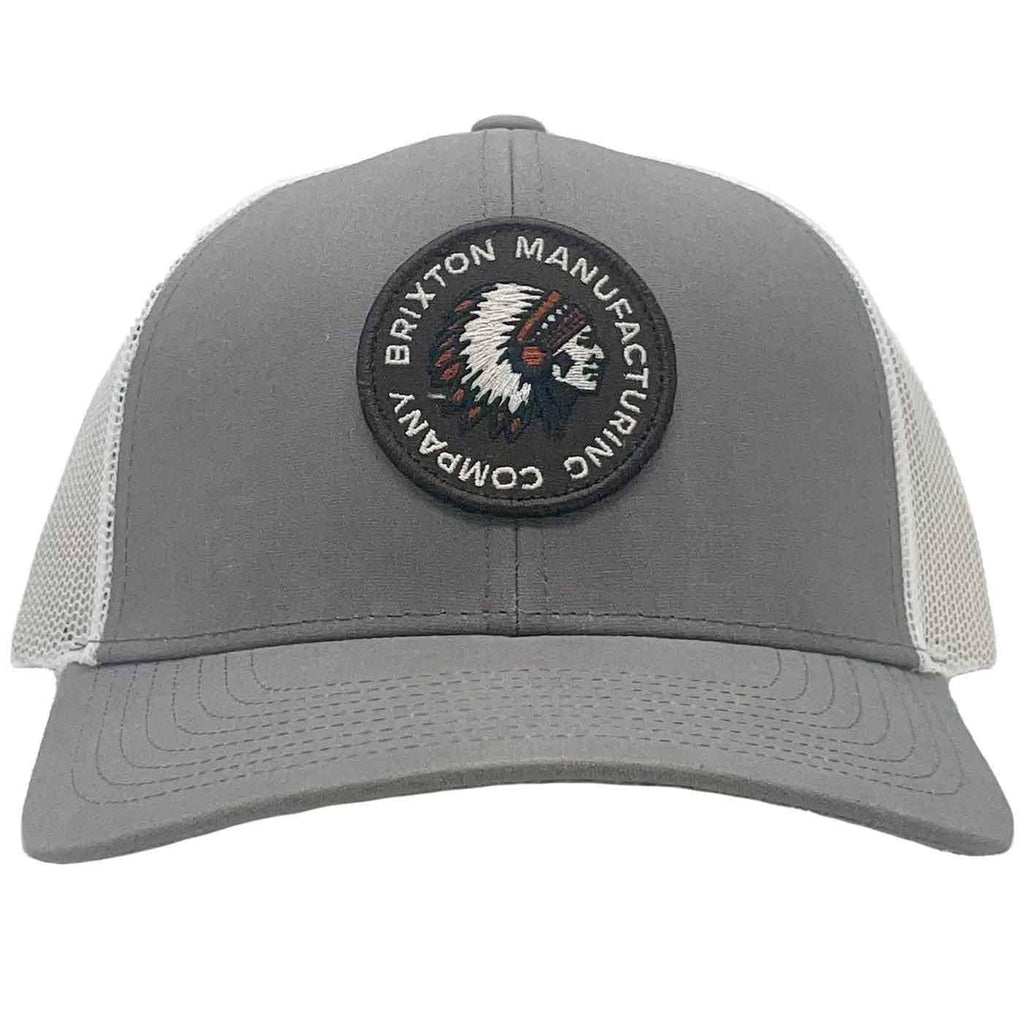 Brixton Rival X MP Mesh Cap Grey White  Brixton   