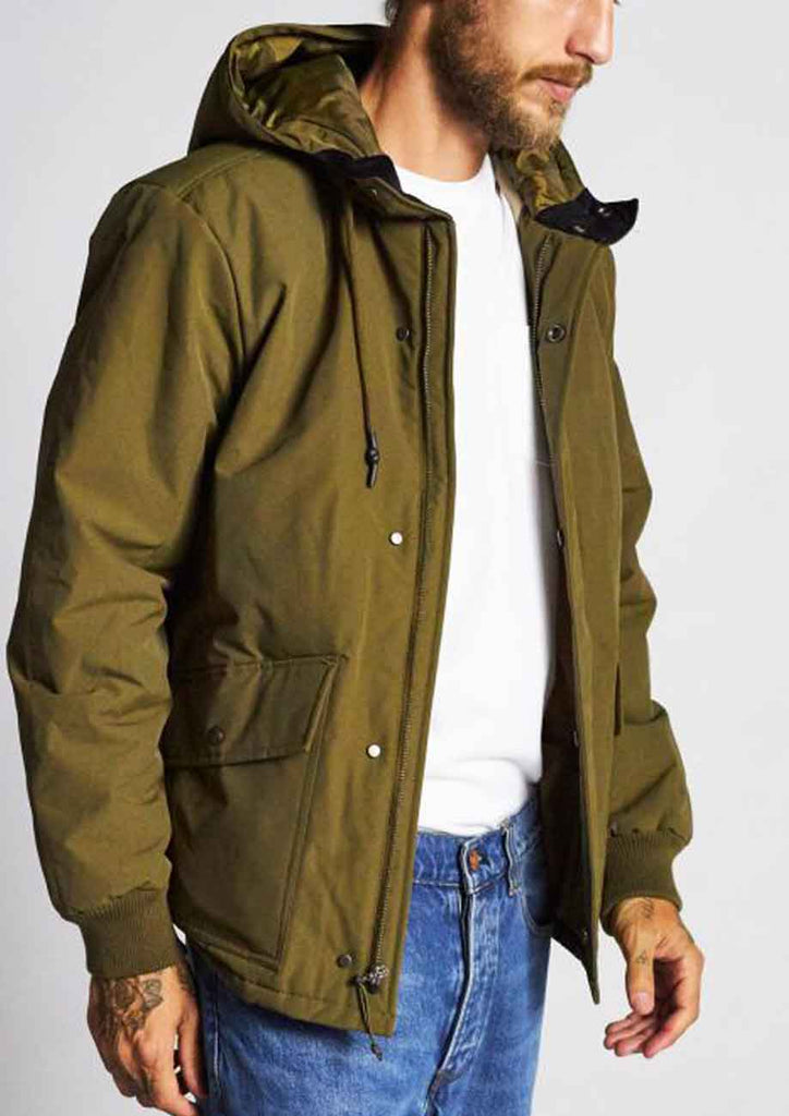 Brixton Spokane Jacket Olive  Brixton   