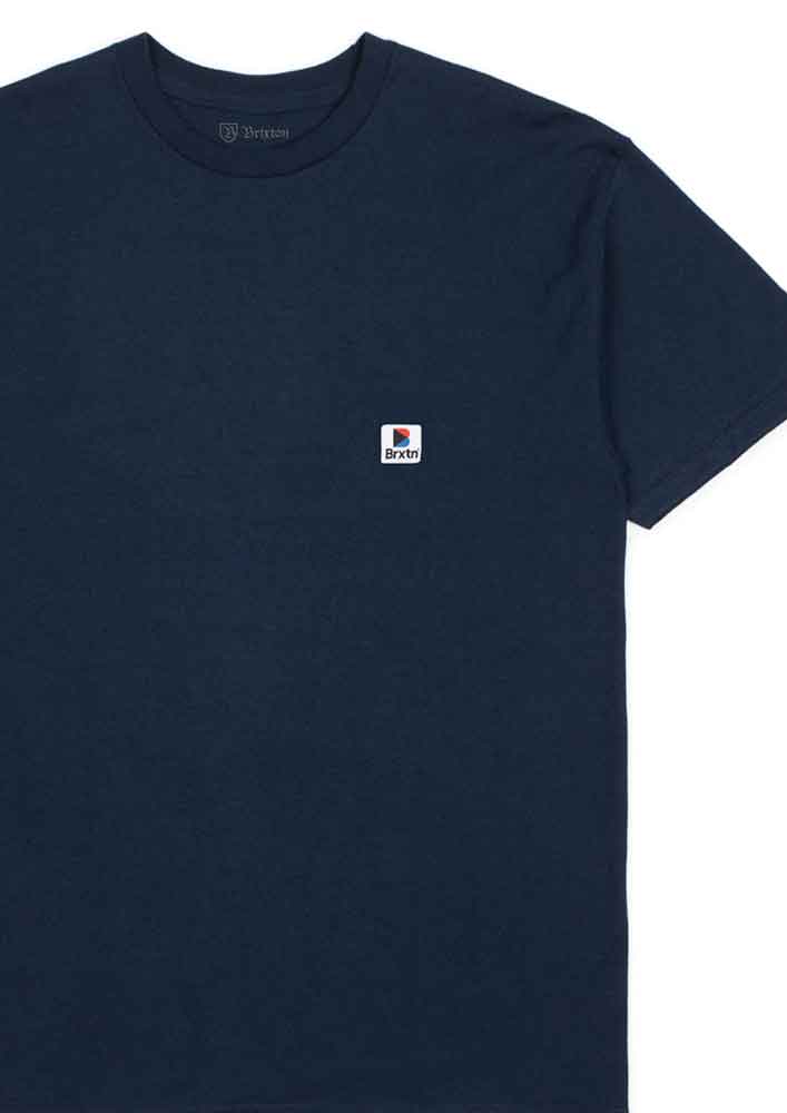 Brixton Stowell T-Shirt Navy  Brixton   