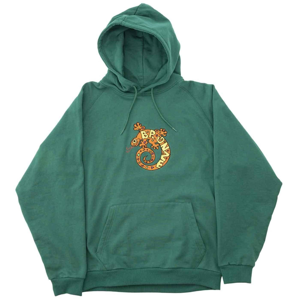 Bronze 56K Lizard Hooded Sweatshirt Emerald  Bronze 56K   