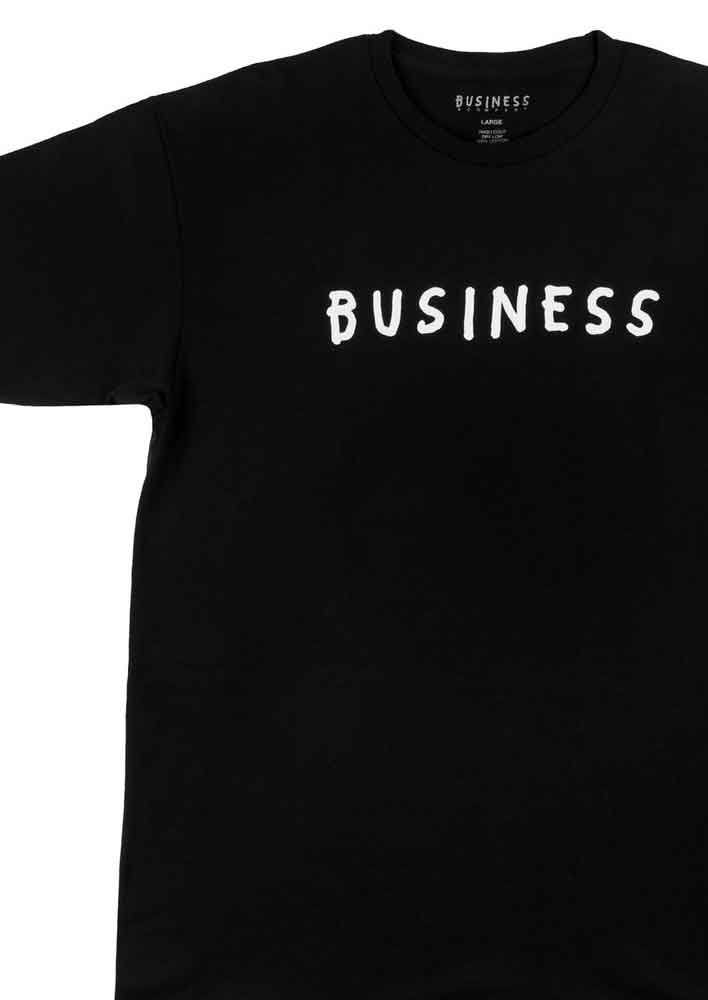 Business & Company Logo T-Shirt Black  Business and Company   