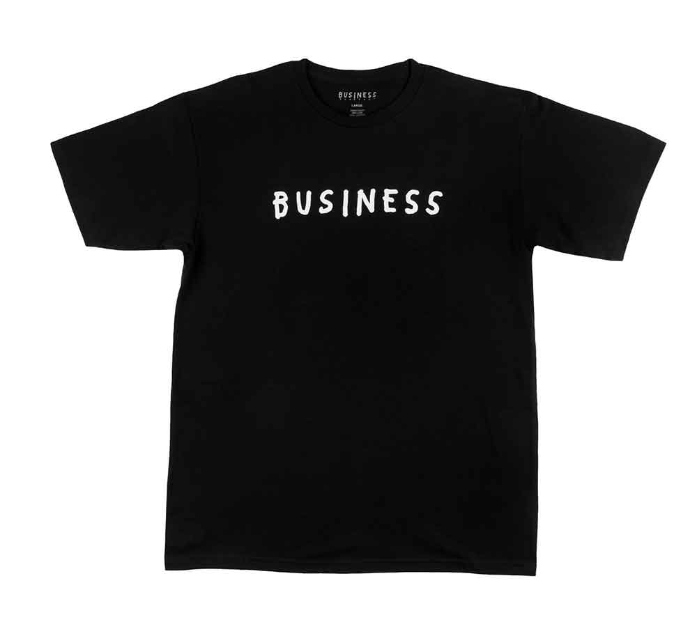 Business & Company Logo T-Shirt Black  Business and Company   