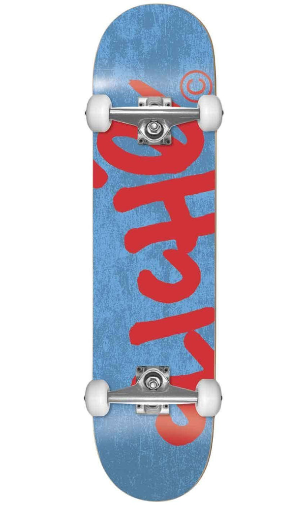 Cliche Handwritten 7.375 Kids Complete Skateboard Blue Red  Cliche   