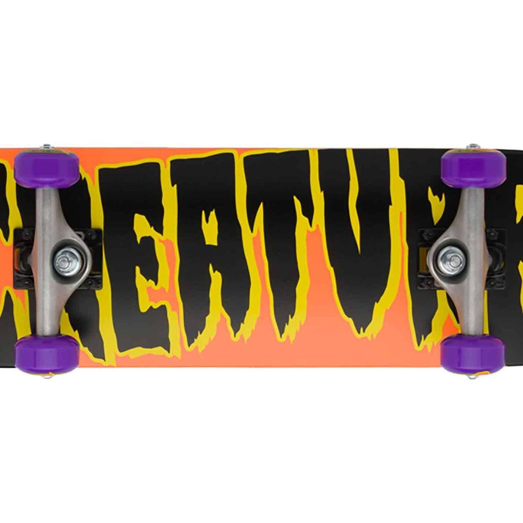 Creature Logo 7.5 Micro Complete Skateboard Orange  Creature   