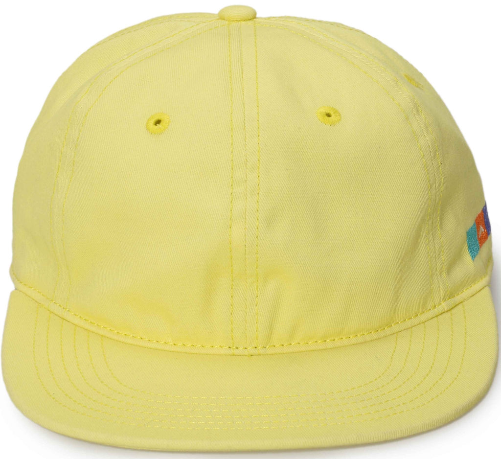 Crupie Delta Logo Unstructured Snapback Cap Yellow  Crupie   