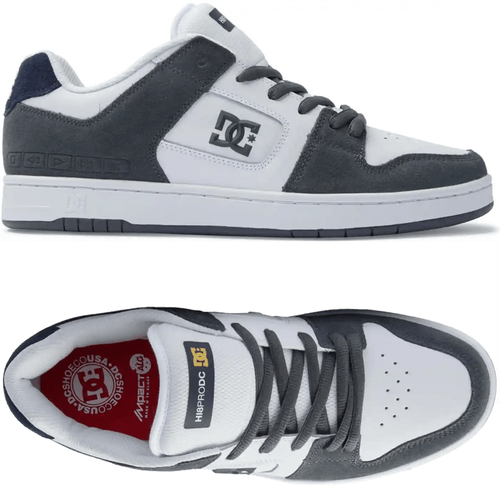 DC Shoes Manteca S Skateschuh White Grey Handelsware DC   